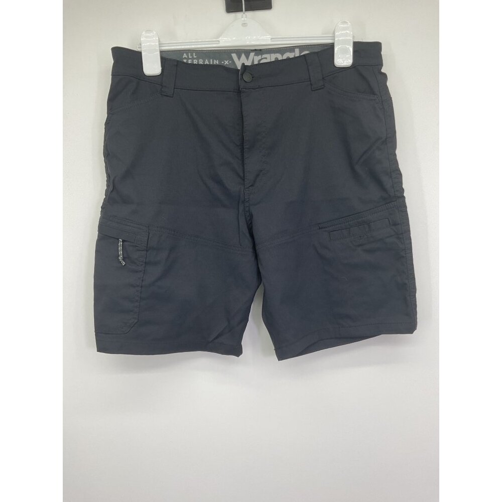 Wrangler All Terrain Gear Mens Shorts Size 34 Nylon/Spandex Black
